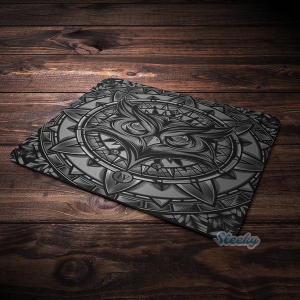 mighty-owl-black-2 Mousepad