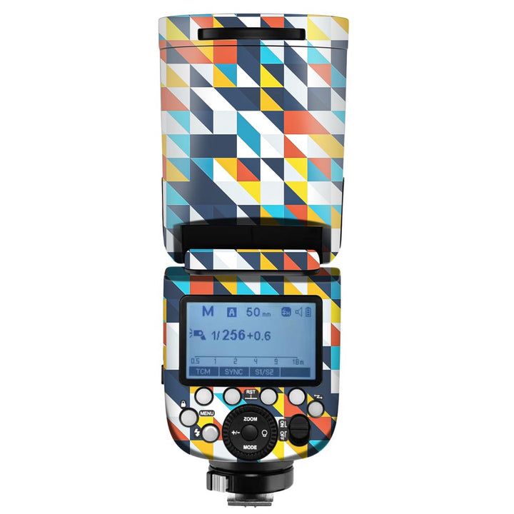 Mosaic Triangle Pattern - Camera Flash Skin