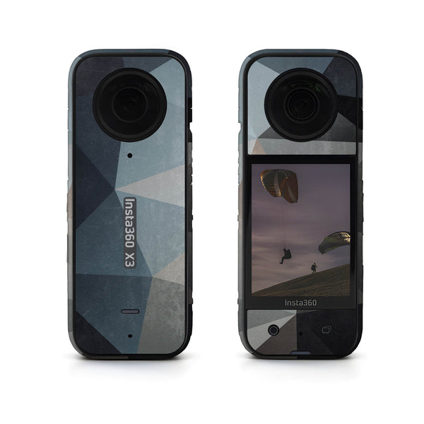 Mosaic Black Gold Pattern Insta360 Skin