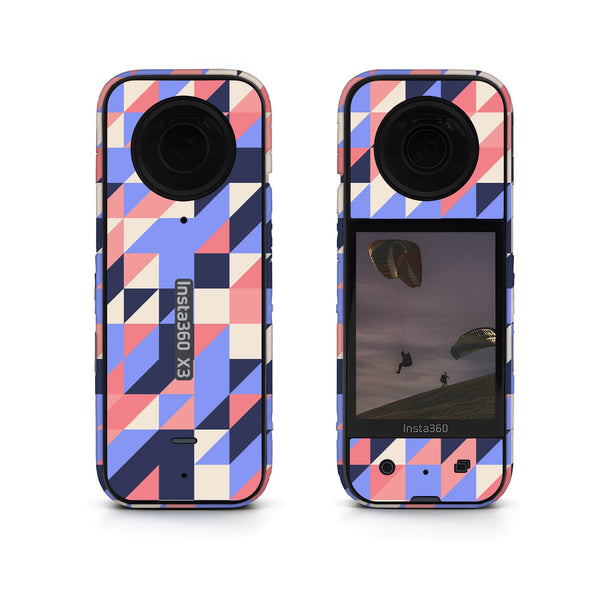 Mosaic Pattern Pink Insta360 Skin