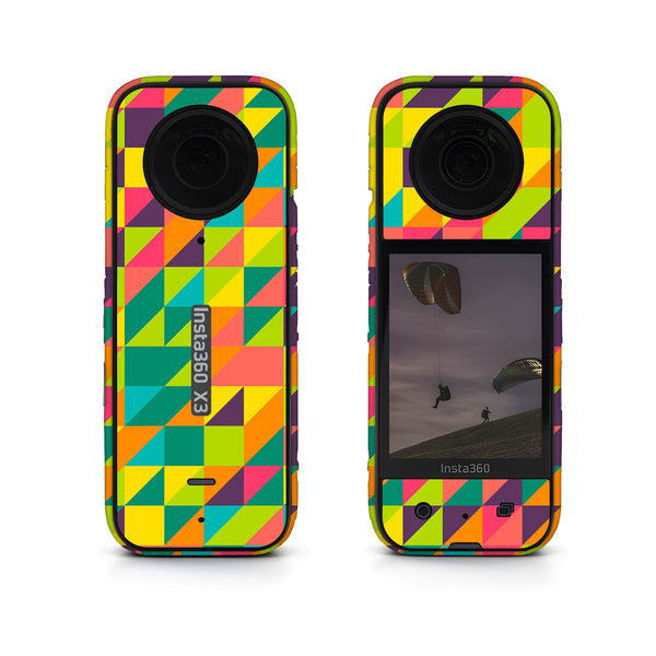 Mosaic Square Pattern Insta360 Skin
