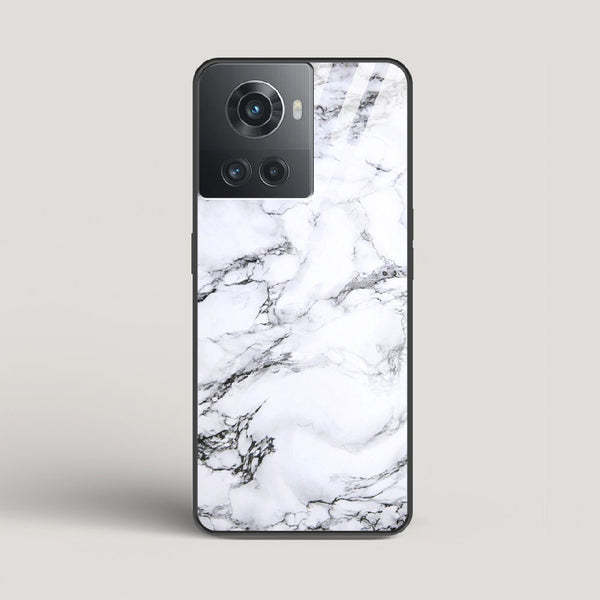 Marble White Luna - OnePlus 10R Glass Case