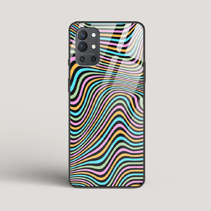 Color Lines - OnePlus 9R Glass Case