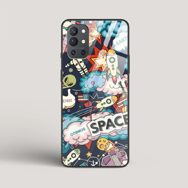 Lost Space - OnePlus 9R Glass Case