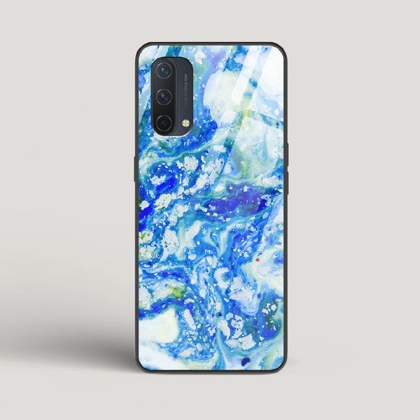Blue Acid Marble - OnePlus Nord CE Glass Case