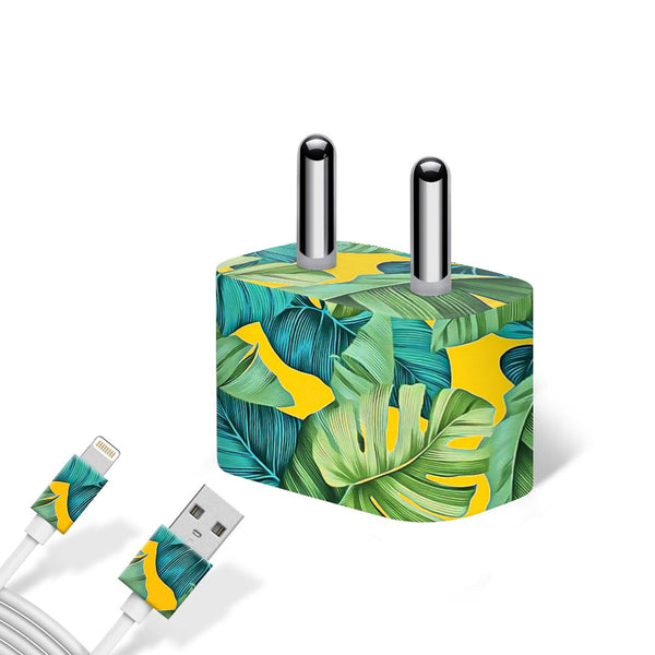 Palm - charger skins for apple charger 5W by Sleeky India