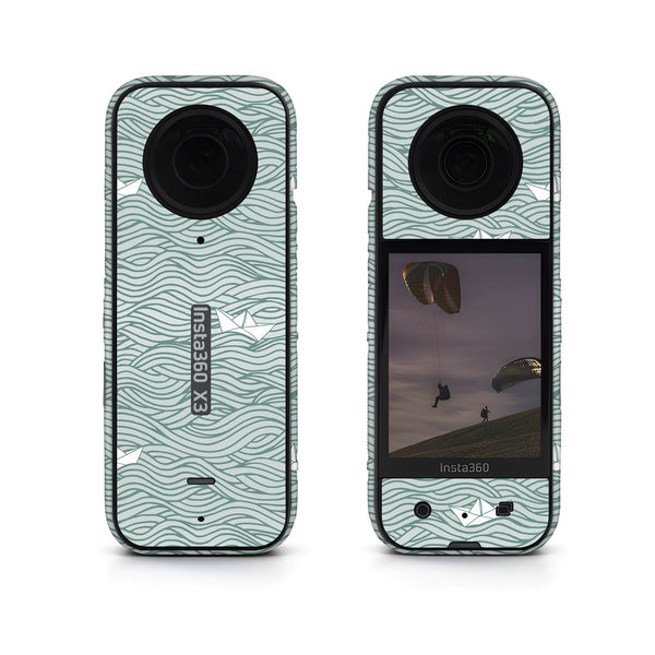 Papper Boat Pattern Insta360 Skin