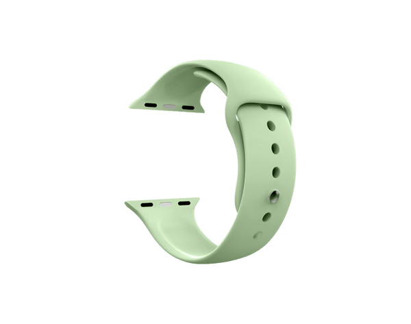 Pastel Green Silicone Apple WatchBand