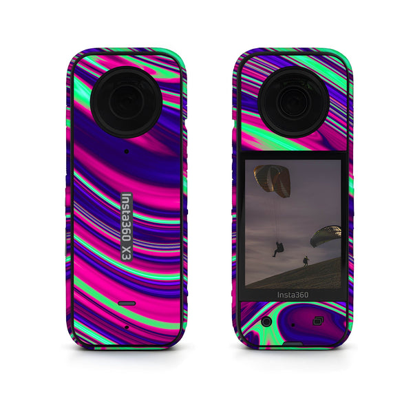 Pastel Liquid Marble Insta360 Skin