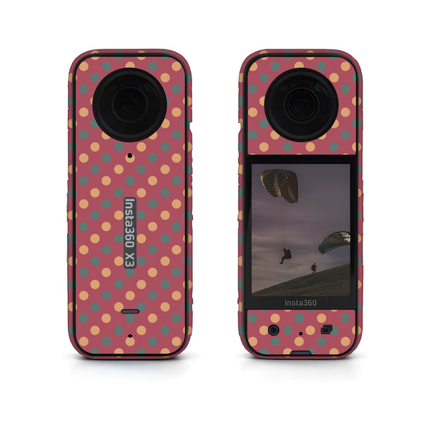 Polka Dots Insta360 Skin