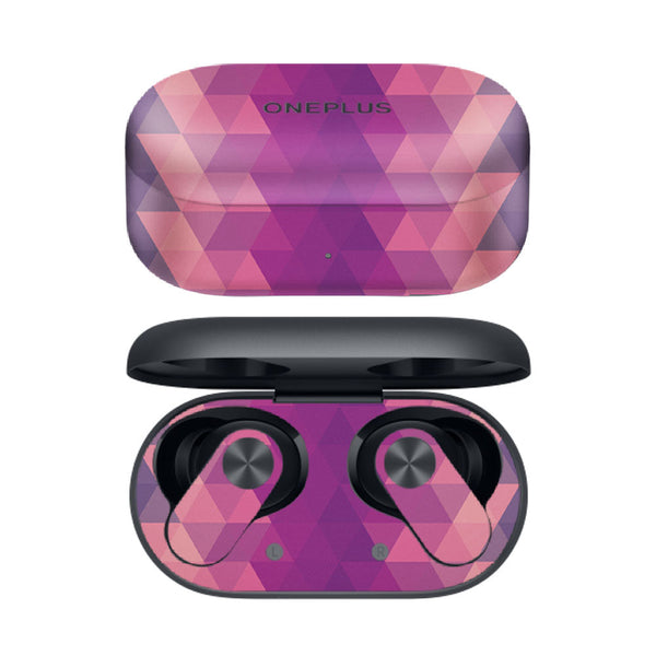 Purple Noisy Mosaic - OnePlus Nord Buds 2 Skins