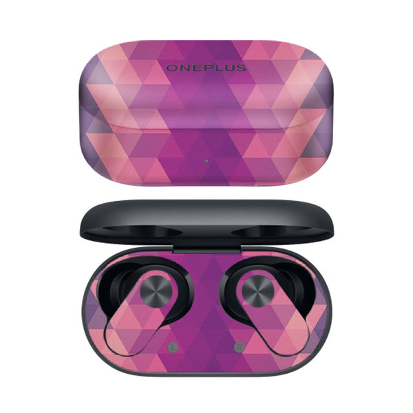 Purple Noisy Mosaic - OnePlus Nord Buds 2R Skins