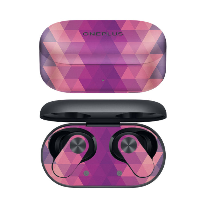 Purple Noisy Mosaic - OnePlus Nord Buds 2R Skins