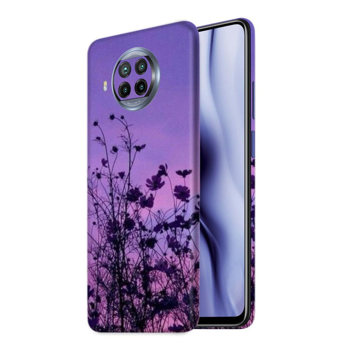 Aesthetic Purple Floral - Mobile Skins by Sleeky India