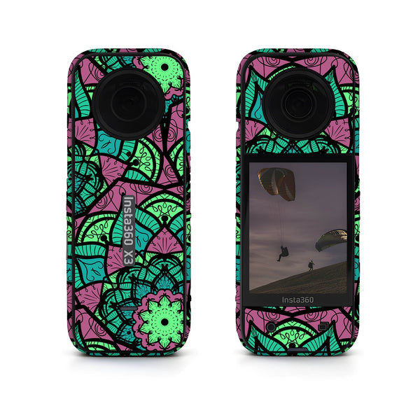 Purple Orient Seamless Pattern Insta360 Skin