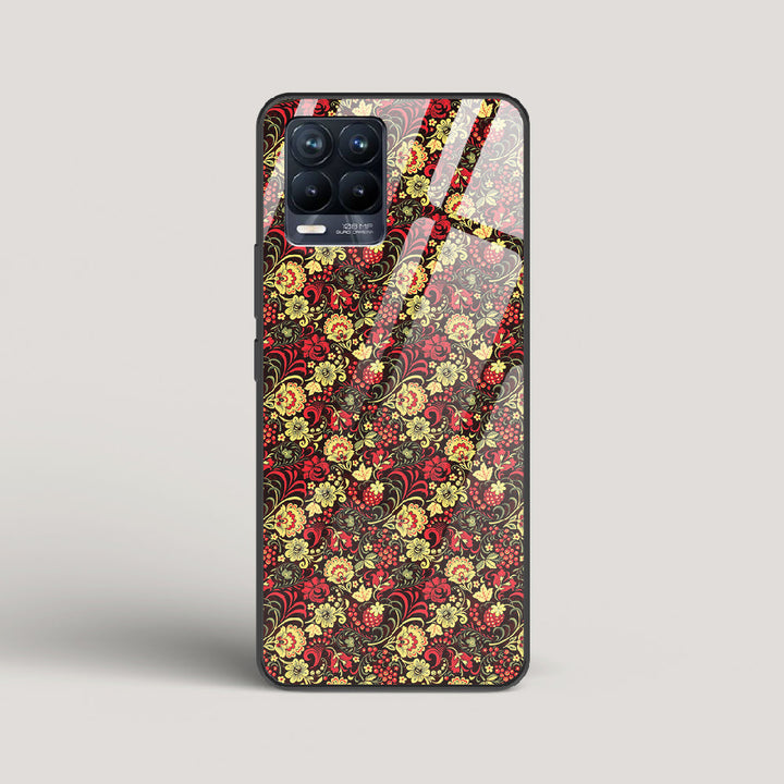 Russian Floral Pattern - Realme 8 Pro Glass Case