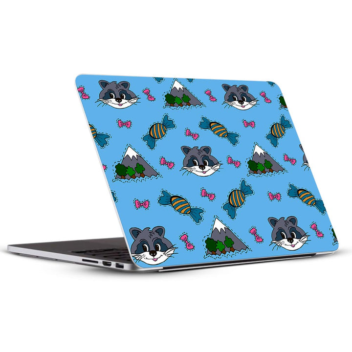 Racoon Candy - Laptop Skins