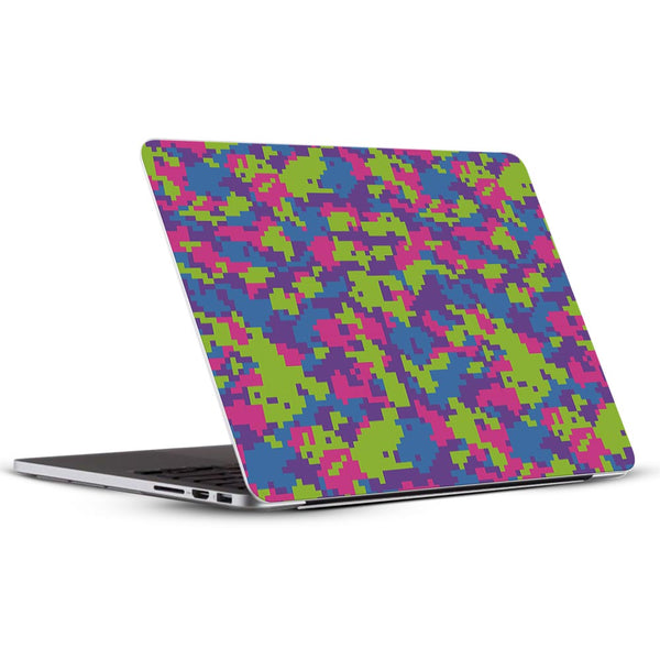 Rainbow Glitched Pattern Camo  - Laptop Skins