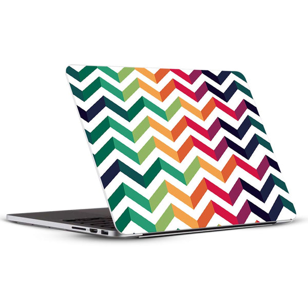 Rainbow Zigzag Pattern  - Laptop Skins