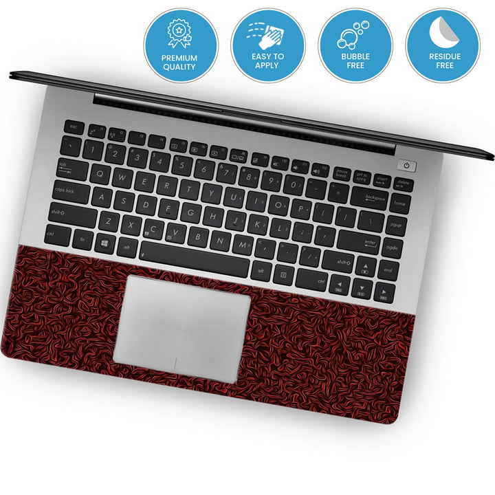 Red Grunge Seamless - Laptop Skins