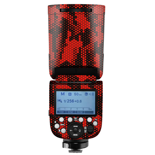 Red Hive Camo - Camera Flash Skin
