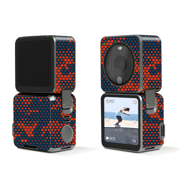 Red Blue Hive Camo Dji Action 2 
