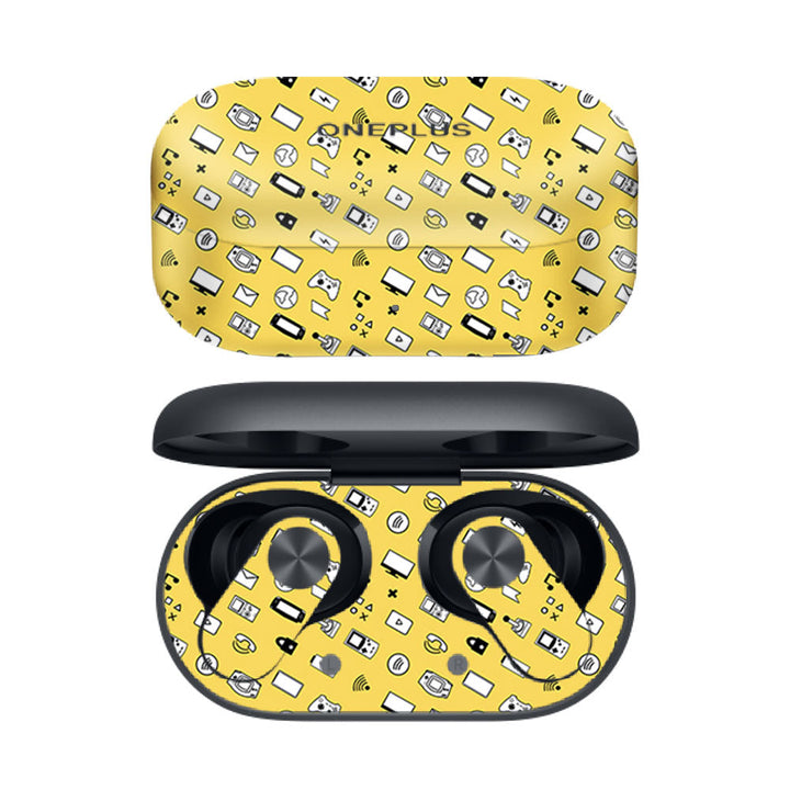 Retro Yellow - OnePlus Nord Buds 2R Skins