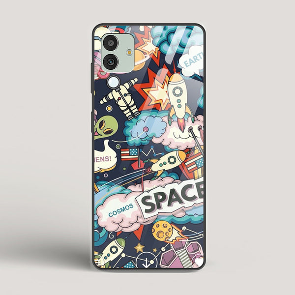 Lost Space - Samsung Galaxy M13 5G Glass Case