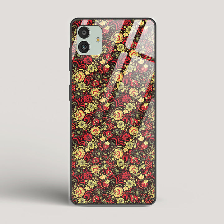 Russian Floral Pattern - Samsung Galaxy M13 5G Glass Case