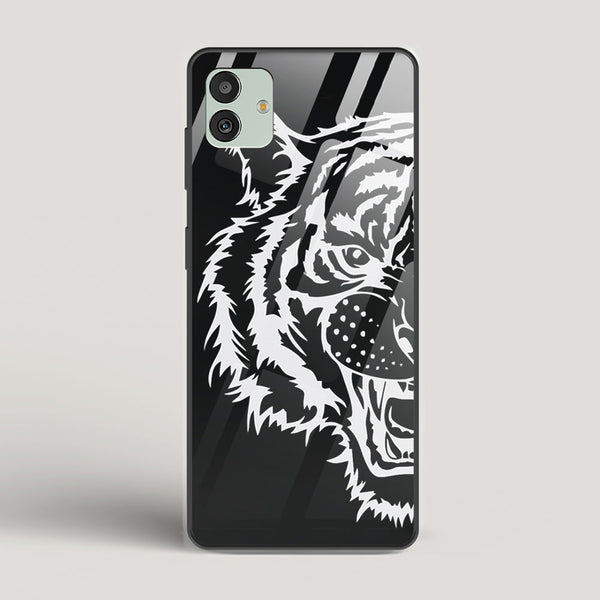 Tiger silhouette - Samsung Galaxy M13 5G Glass Case