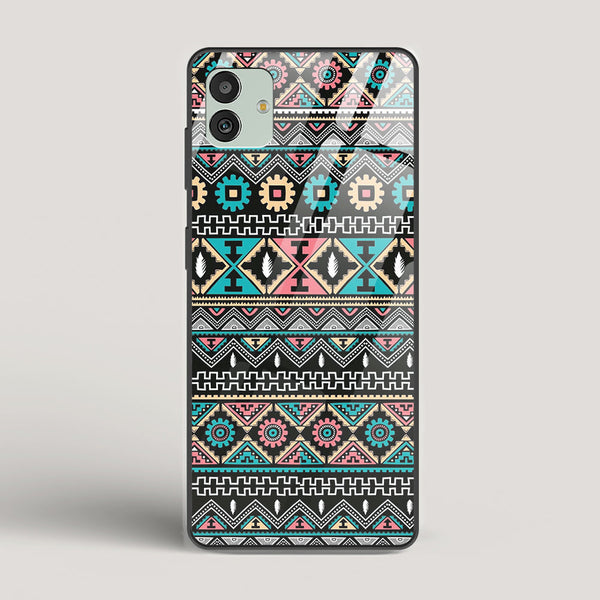 Triable pattern 03 - Samsung Galaxy M13 5G Glass Case