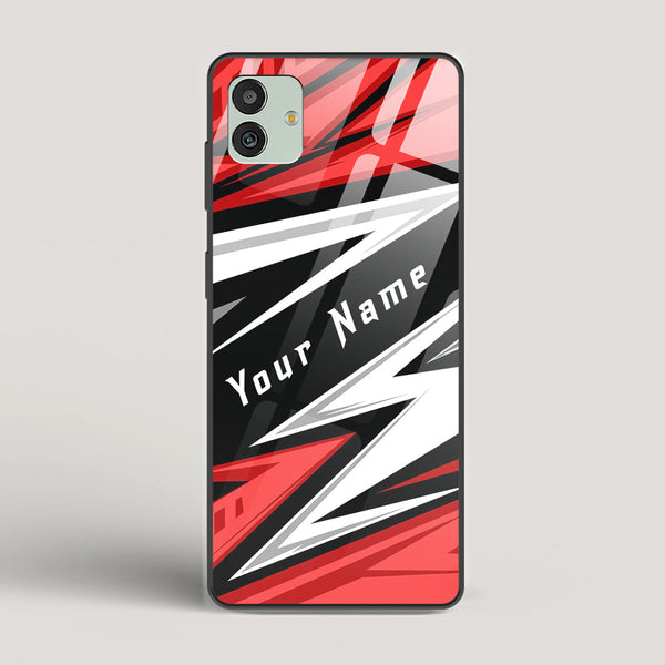 Racer Red Name Edition - Samsung Galaxy M13 5G Glass Case