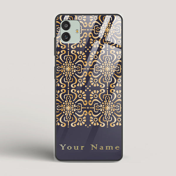 Royal Purple Name Edition - Samsung Galaxy M13 5G Glass Case