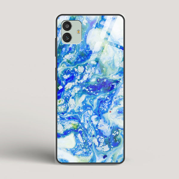 Blue Acid Marble - Samsung Galaxy M13 5G Glass Case