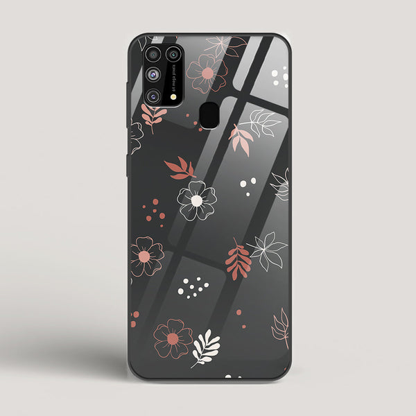 Boho Floral Midnight - Samsung Galaxy M31 Glass Case