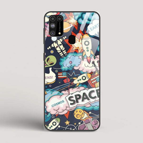 Lost Space - Samsung Galaxy M31 Glass Case