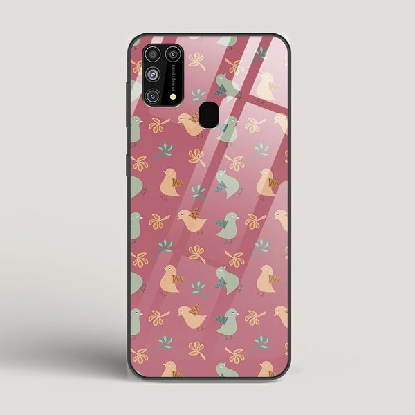 Robins - Samsung Galaxy M31 Glass Case