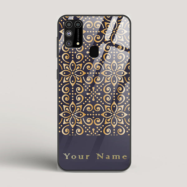 Royal Purple 2 Name Edition - Samsung Galaxy M31 Glass Case