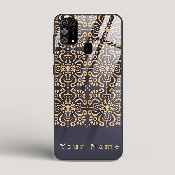 Royal Purple Name Edition - Samsung Galaxy M31 Glass Case