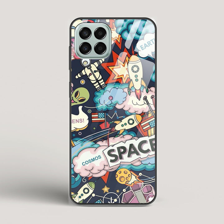 Lost Space - Samsung Galaxy M33 5G Glass Case