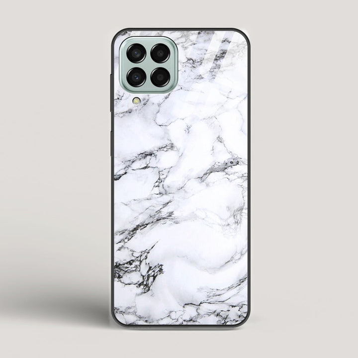 Marble White Luna - Samsung Galaxy M33 5G Glass Case