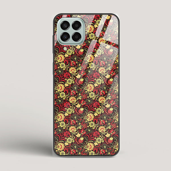 Russian Floral Pattern - Samsung Galaxy M33 5G Glass Case