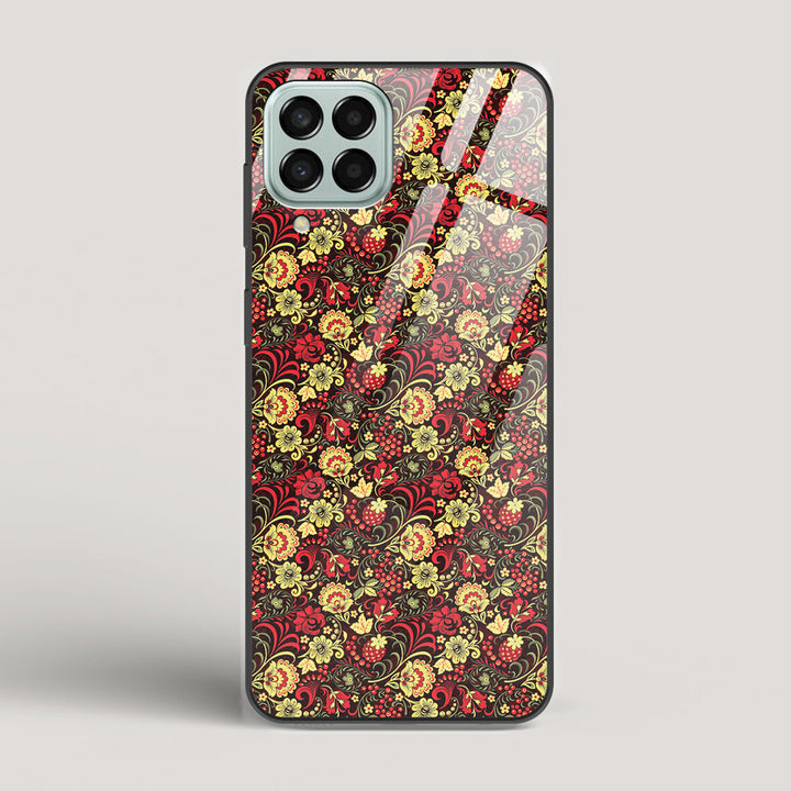 Russian Floral Pattern - Samsung Galaxy M33 5G Glass Case