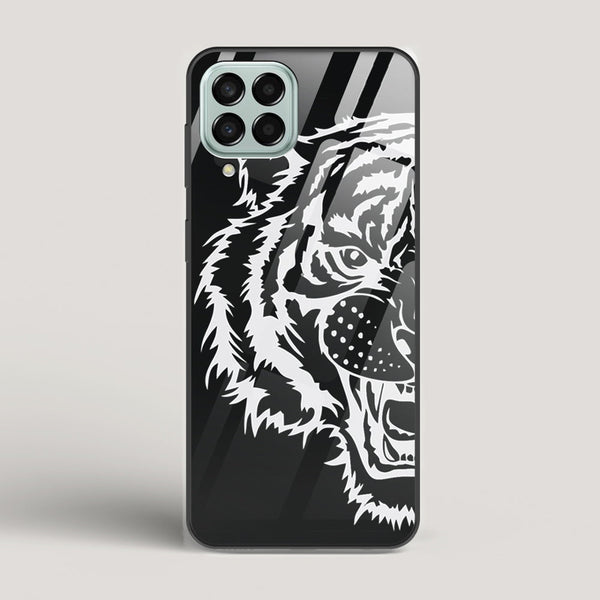 Tiger silhouette - Samsung Galaxy M33 5G Glass Case