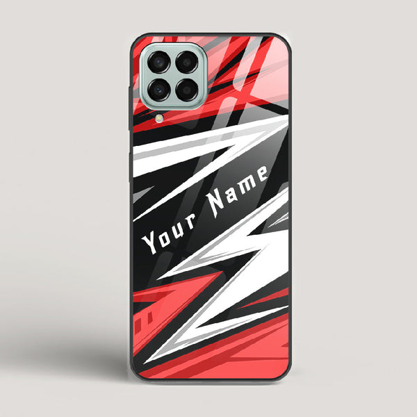 Racer Red Name Edition - Samsung Galaxy M33 5G Glass Case