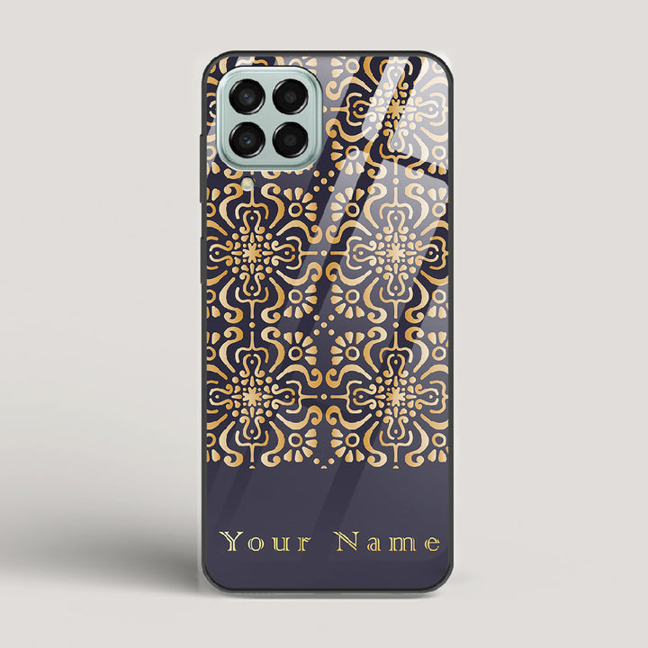 Royal Purple Name Edition - Samsung Galaxy M33 5G Glass Case