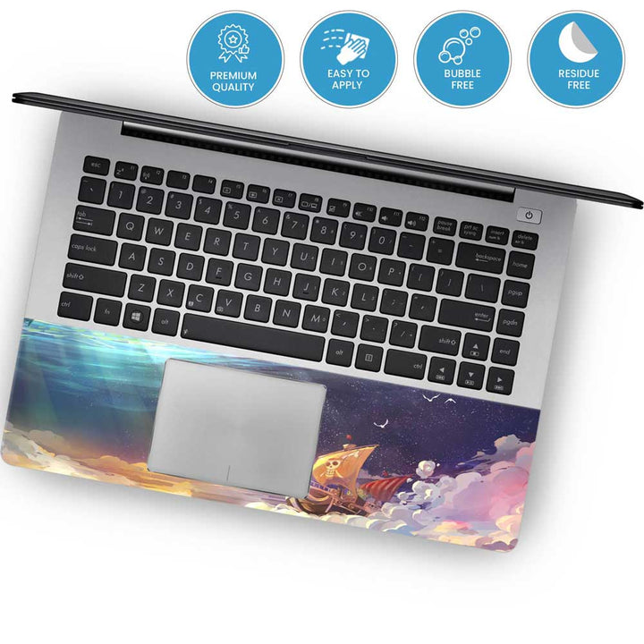 Sailing Melody laptop Skin