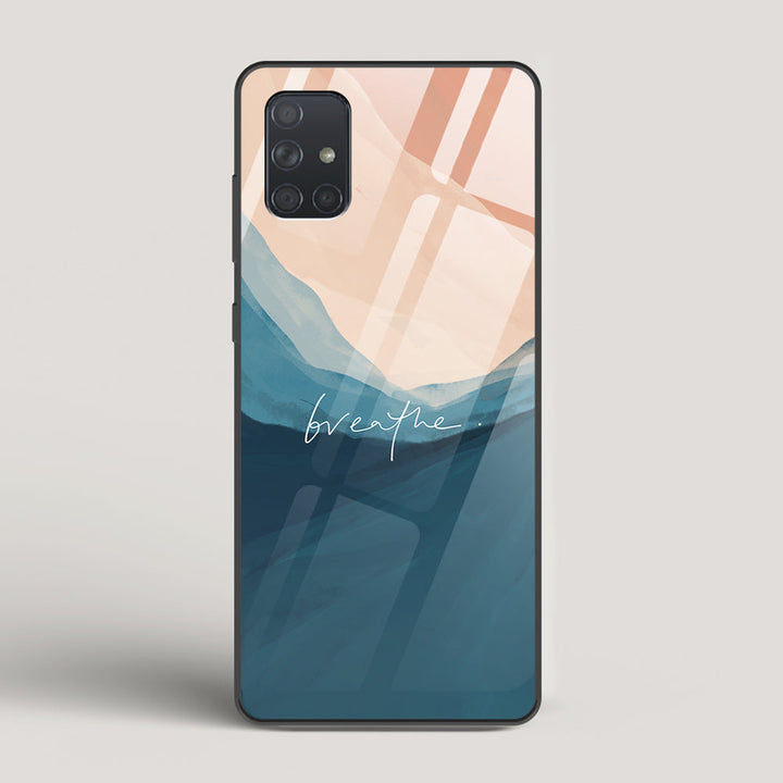 Pastel Breathe - Samsung Galaxy A71 Glass Case