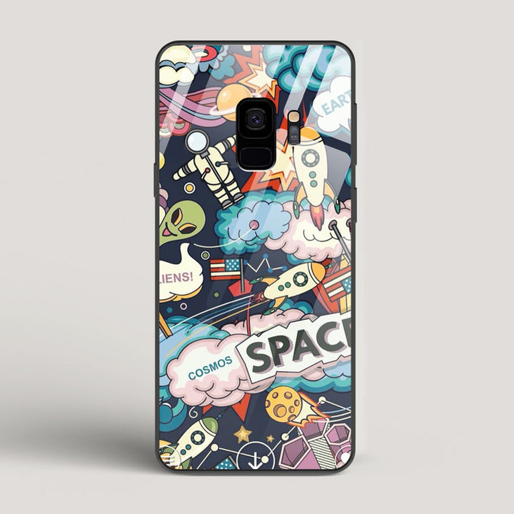 Lost Space - Samsung Galaxy S9 Glass Case
