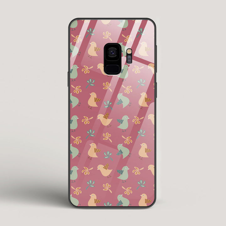 Robins - Samsung Galaxy S9 Glass Case